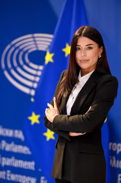 Снимка 1: Afroditi LATINOPOULOU in the EP in Strasbourg