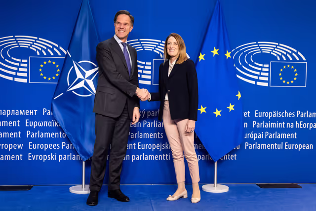 Zdjęcie 5: Roberta METSOLA, EP President President meets with Mark RUTTE, NATO Secretary General