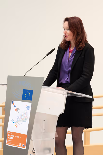 Fotografie 1: EPRS Policy roundtable - Ten issues to watch in 2025