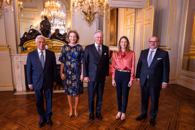 Fotografie 12: New Year reception at the Belgian Royal Palace for European Authorities