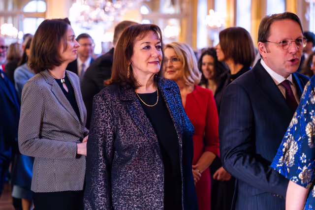 Fotografie 9: New Year reception at the Belgian Royal Palace for European Authorities