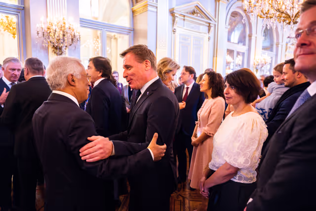 Fotografie 4: New Year reception at the Belgian Royal Palace for European Authorities