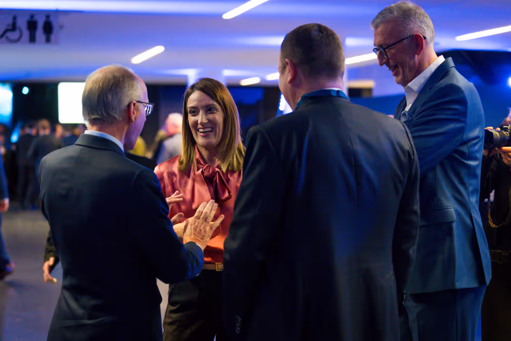 Roberta METSOLA, EP President, participates in the FEDIL 2025 New Year Reception (Luxembourg)