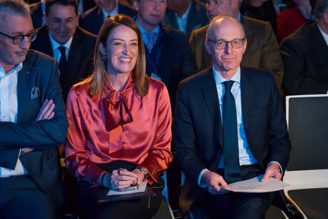 Fotagrafa 7: Roberta METSOLA, EP President, participates in the FEDIL 2025 New Year Reception (Luxembourg)