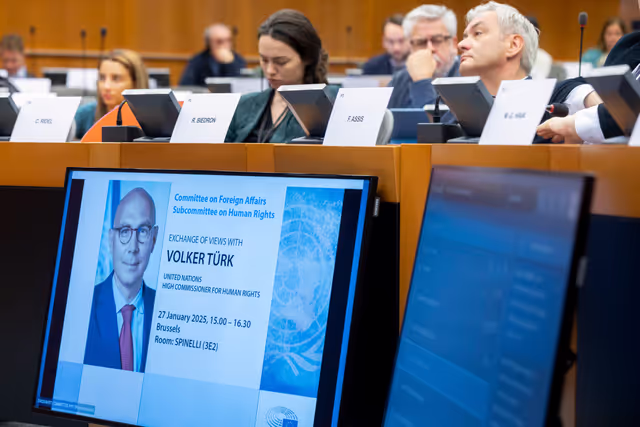 DROI Committee - Exchange of views with Volker Türk, UN High Commissioner for Human Rights