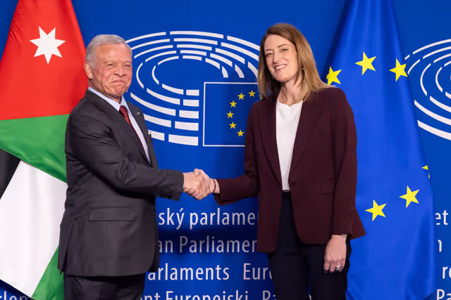 Fotografie 12: Roberta METSOLA, EP President meets with Abdullah II bin Al-Hussein, King of Jordan