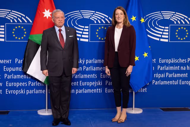 Fotografie 18: Roberta METSOLA, EP President meets with Abdullah II bin Al-Hussein, King of Jordan