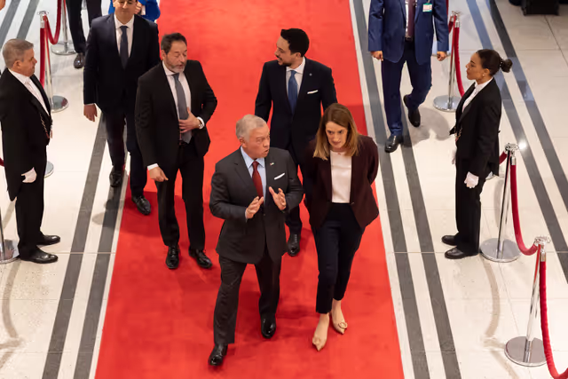 Fotografie 4: Roberta METSOLA, EP President meets with Abdullah II bin Al-Hussein, King of Jordan