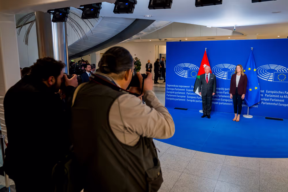 Roberta METSOLA, EP President meets with Abdullah II bin Al-Hussein, King of Jordan