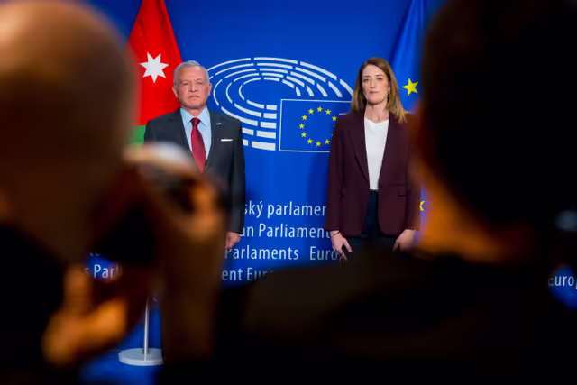 Fotografie 14: Roberta METSOLA, EP President meets with Abdullah II bin Al-Hussein, King of Jordan