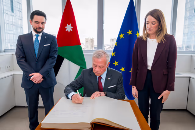 Fotografie 7: Roberta METSOLA, EP President meets with Abdullah II bin Al-Hussein, King of Jordan