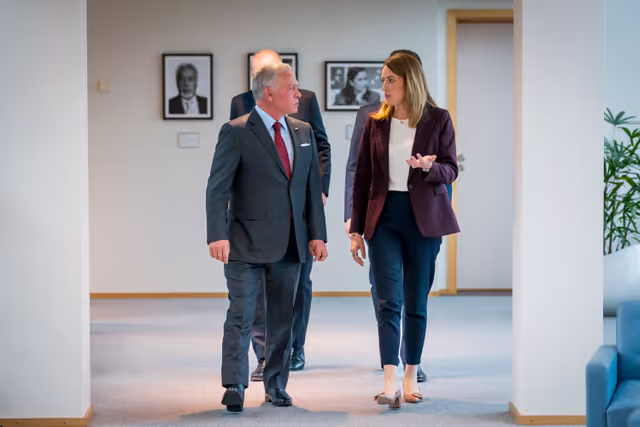 Fotografie 5: Roberta METSOLA, EP President meets with Abdullah II bin Al-Hussein, King of Jordan