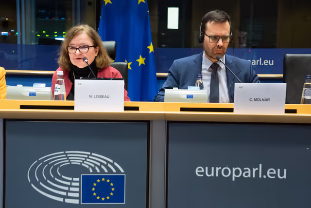 Fotografia 12: Special committee on the European Democracy Shield (EUDS) constitutive meeting