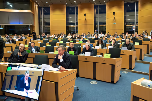 Fotografia 14: Special committee on the European Democracy Shield (EUDS) constitutive meeting