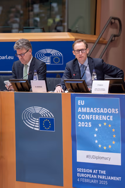Valokuva 1: 2025 EU Ambassadors Conference -  Enhancing parliamentary diplomacy as a powerful instrument in EU’s foreign policy arsenal