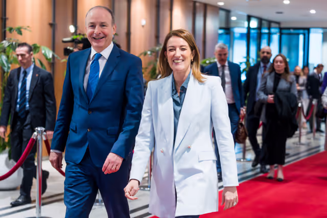 Fotagrafa 3: Roberta METSOLA, EP President meets with Micheal MARTIN, Irish Taoiseach