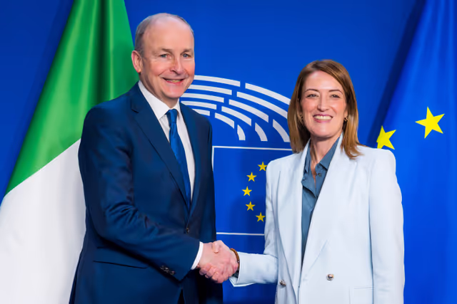 Fotagrafa 2: Roberta METSOLA, EP President meets with Micheal MARTIN, Irish Taoiseach