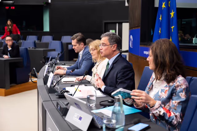 Снимка 23: Media Seminar - Roundtable on ' Defending Europe's Digital Integrity: Addressing Social Media Challenges and Foreign Interference '