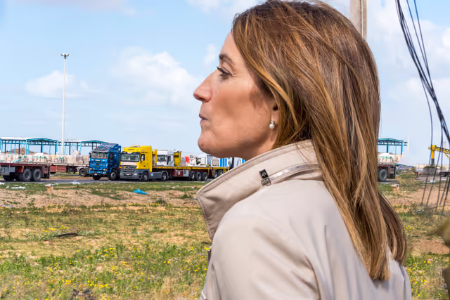 Official visit by Roberta METSOLA, EP President to Israel and occupied Palestinian territories - Crossing into Gaza and Visit to the Border-Crossing Point & to Humanitarian Operations at Kerem Shalom Border