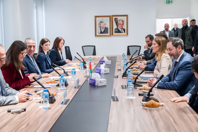 Official visit by Roberta METSOLA, EP President to Israel and occupied Palestinian territories - Meeting with Hussein AL-SHEIKH, Secretary-General of the Executive Committee of the Palestinian Liberation Organisation
