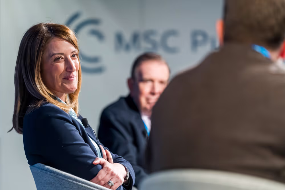 Roberta METSOLA, EP President participates at the Munich Security Conference 2025 - Participation at the Spotlight Session on Venezuela