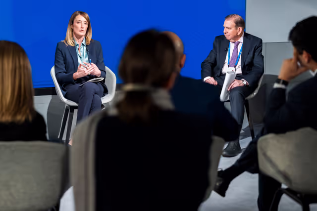 Fotografia 1: Roberta METSOLA, EP President participates at the Munich Security Conference 2025 - Participation at the Spotlight Session on Venezuela