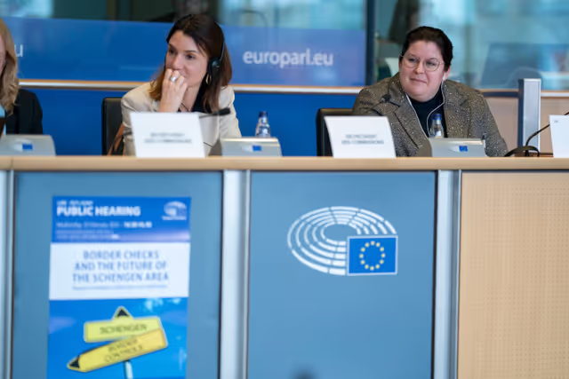 Fotagrafa 41: LIBE  PETI joint Public Hearing ' Border checks and the future of the Schengen area '