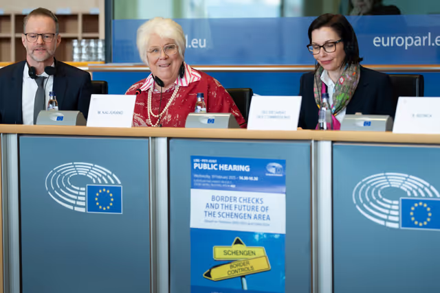Fotagrafa 21: LIBE  PETI joint Public Hearing ' Border checks and the future of the Schengen area '..