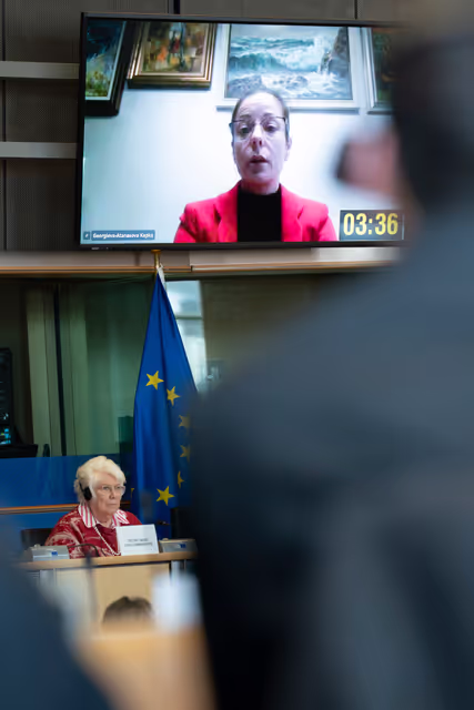Fotagrafa 18: LIBE  PETI joint Public Hearing ' Border checks and the future of the Schengen area '..