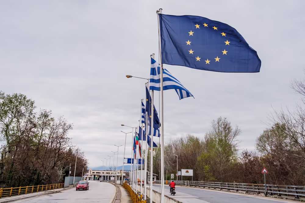 Stockshot - Bulgaria joining the Schengen area.