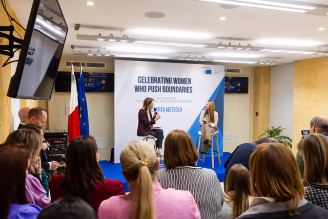 Suriet 1: Visit by Roberta METSOLA, EP President to Malta - Participation at the event 'Celebrating Women who push Boundaries'