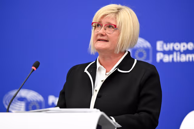 Fotografi 7: Press briefing Patriots for Europe