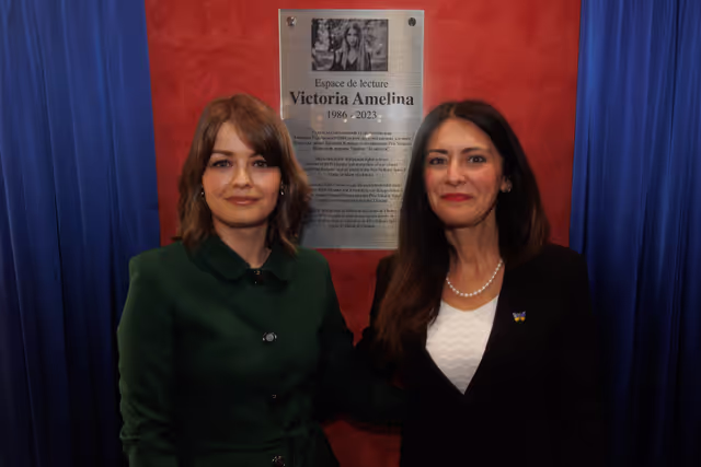 Nuotrauka 31: Opening of the Victoria Amelina Reading Space