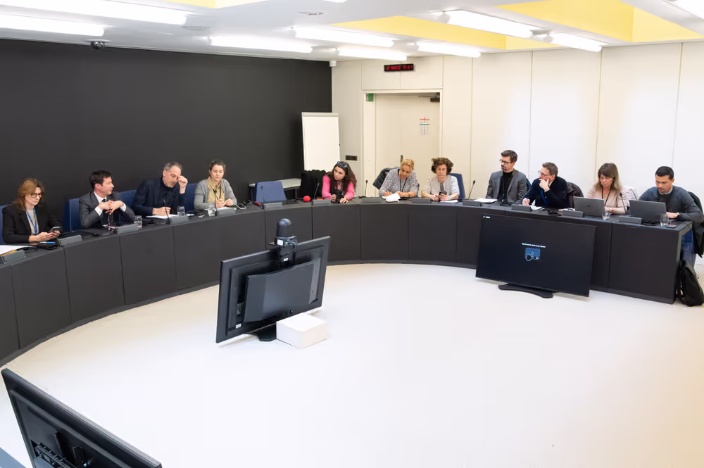 François-Xavier BELLAMY and Raphaël GLUCKSMANN meet with journalists