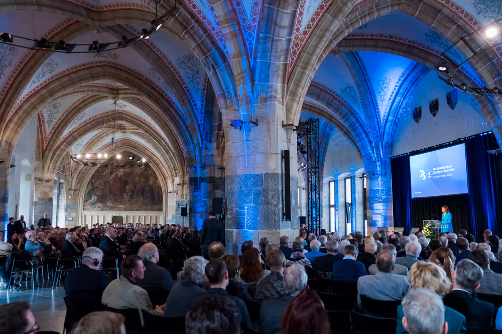 75th anniversary of the founding of the Society for the Award of the International Charlemagne Prize