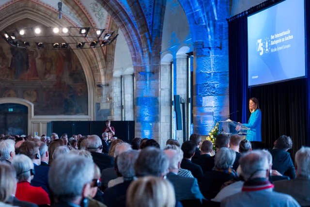 75th anniversary of the founding of the Society for the Award of the International Charlemagne Prize