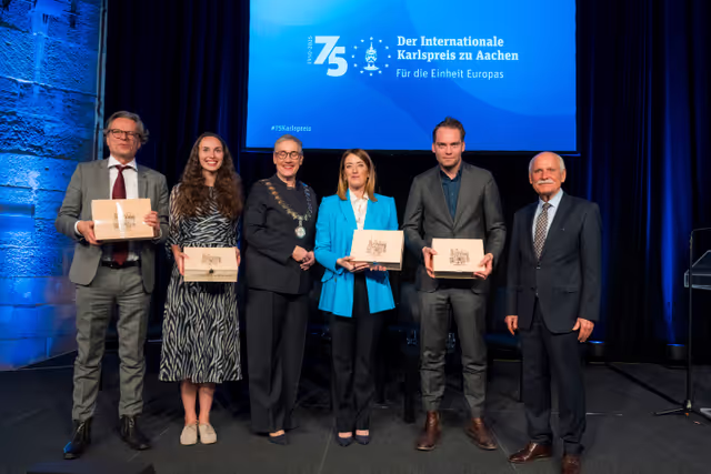 75th anniversary of the founding of the Society for the Award of the International Charlemagne Prize