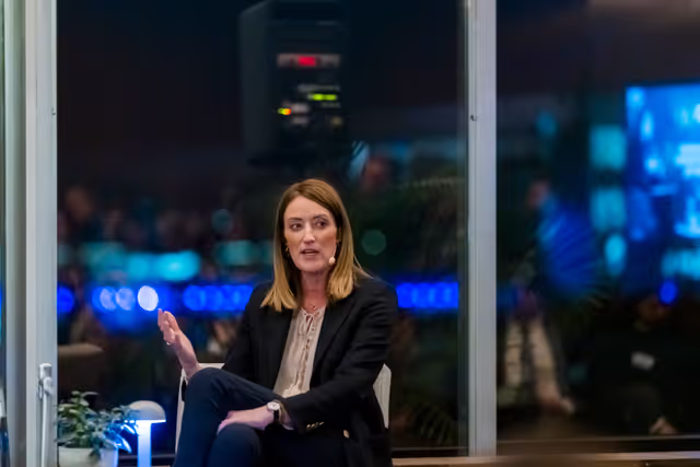 Fotografija 2: Roberta METSOLA, EP President participates at the Euractiv Event