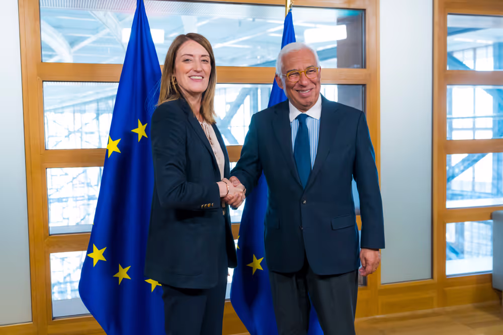 Roberta METSOLA, EP President meets with António COSTA, European Council President