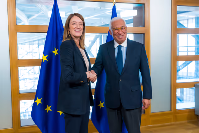 Zdjęcie 4: Roberta METSOLA, EP President meets with António COSTA, European Council President