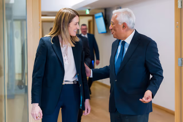 Zdjęcie 2: Roberta METSOLA, EP President meets with António COSTA, European Council President