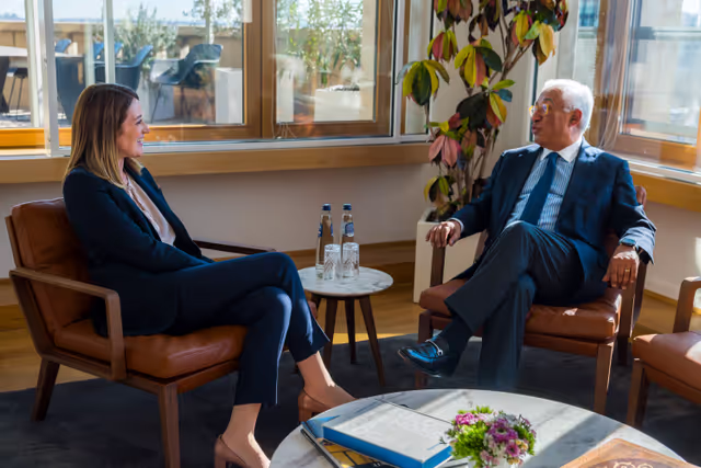 Zdjęcie 3: Roberta METSOLA, EP President meets with António COSTA, European Council President