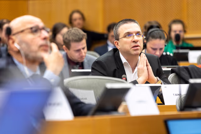 Fotografija 17: SANT - Exchange of views with Oliver VARHELYI, Commissioner for Health and Animal Welfare