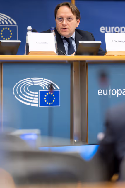 Fotografija 1: SANT - Exchange of views with Oliver VARHELYI, Commissioner for Health and Animal Welfare