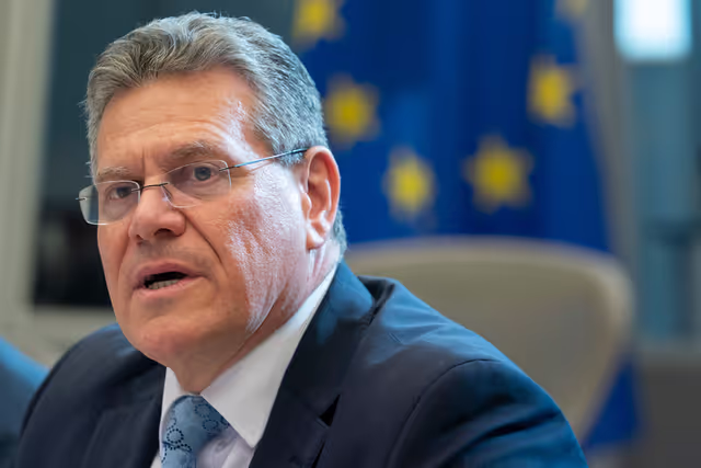 Billede 13: INTA - Exchange of views with Maroš Šefčovič, Commissioner for Trade and Economic Security, Interinstitutional Relations and Transparency