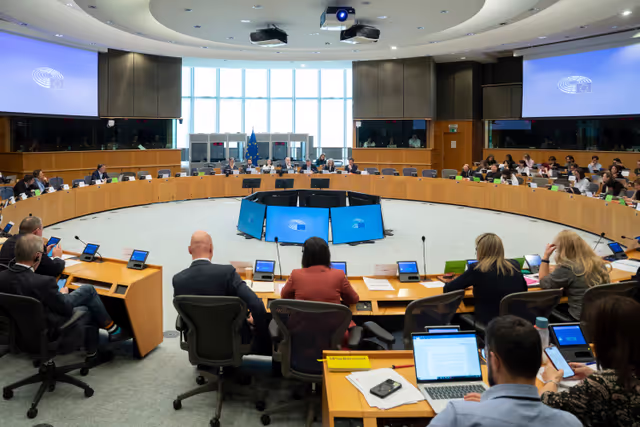 Billede 10: INTA - Exchange of views with Maroš Šefčovič, Commissioner for Trade and Economic Security, Interinstitutional Relations and Transparency