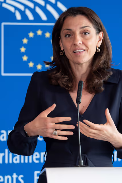 Photo 7 : HOUS - Affordable Housing - addressing the housing crisis in the European Union - Press point