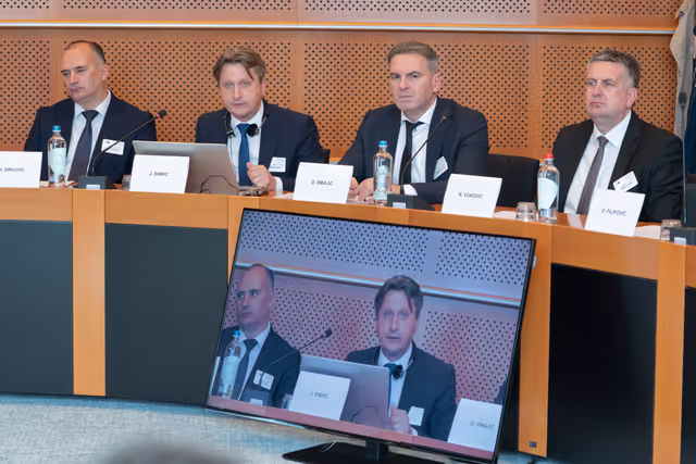 Nuotrauka 8: Study visit for Members of the Parliamentary Assembly of Bosnia and Herzegovina .