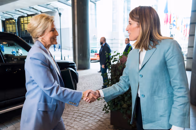 Fotografia 6: Roberta METSOLA, EP President meets with SOPHIE, Duchess of Edinburgh