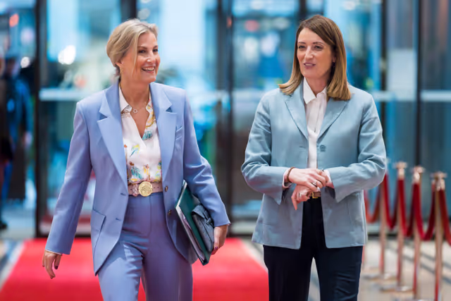 Roberta METSOLA, EP President meets with SOPHIE, Duchess of Edinburgh